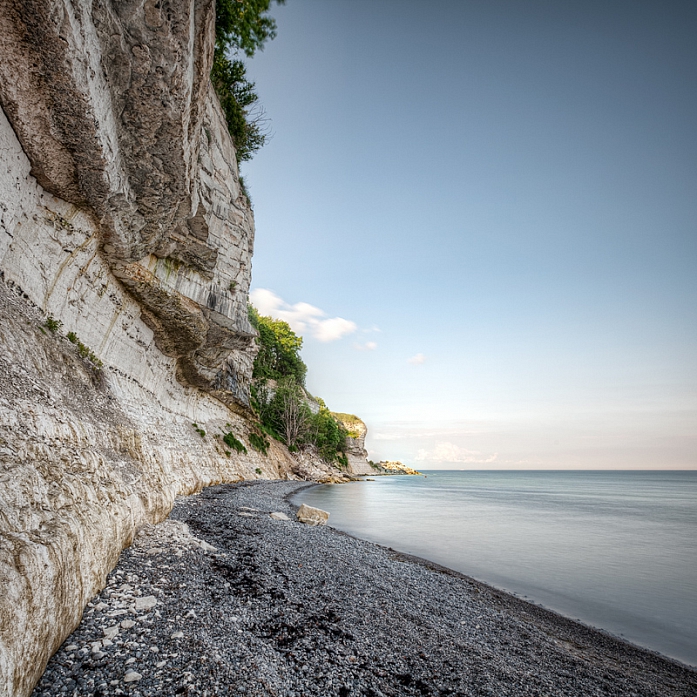Stevns Klint I, photography by Christian J&auml;hnert. In Nature, Scenery, Waterscape