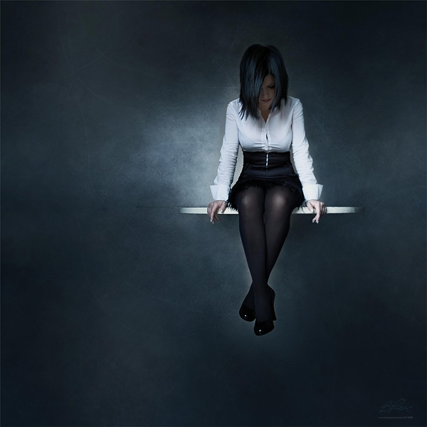 Isolation, processing by Bruno Pantone. In fear every day, every evening
He calls her aloud from above
Carefully watched for a reason
Painstaking devotion and love

Surrendered to self preservation 
From others who care for themselves 
A blindness that touches perfection
But hurts just like anything else

Isolation, Isolation, Isolation

Mother, I tried, please believe me
I'm doing the best that I can
I'm ashamed of the things I've been put through
I'm ashamed of the person I am

Isolation, Isolation, Isolation

But if you could just see the beauty
These things I could never describe
These pleasures a wayward distraction 
This is my one broken prize

Isolation, Isolation, Isolation

Joy Division.

model: Loredana Gunicelli
www.brunopantone.com &copy; 2009. Nikon D70s