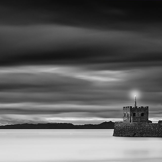 Lighthouse, photography by Andreu Pardales. DSLR. long exposure. In Nature, Scenery, Waterspace