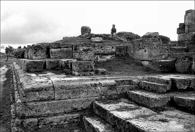 Paestun After The Storm, Artwork by Guelfo Ajello
