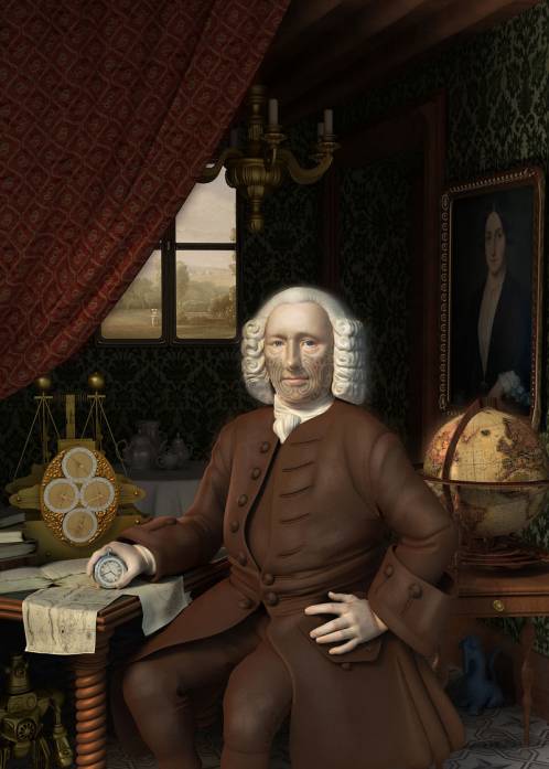 John Harrison, computer generated by Matthieu Roussel. cinema 4d. In People, Character