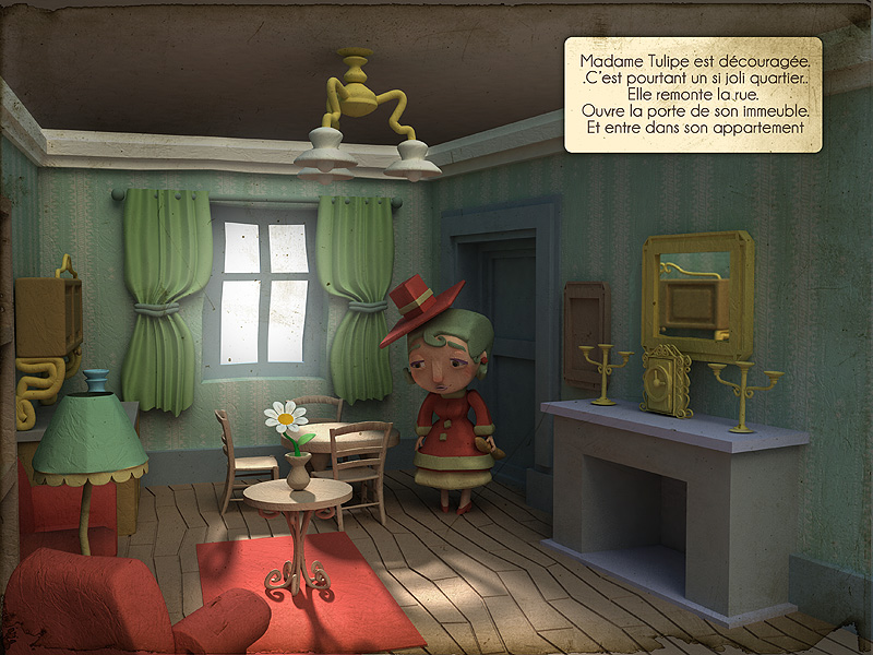 La Dame Aux Mille Chats, computer generated by Matthieu Roussel. I made this illustration for a child book . you can buy the book here--> www.ptitinedi.com
Author  Amelie Sarn.. mac os x. c4d , photoshop. In Construction, Interior