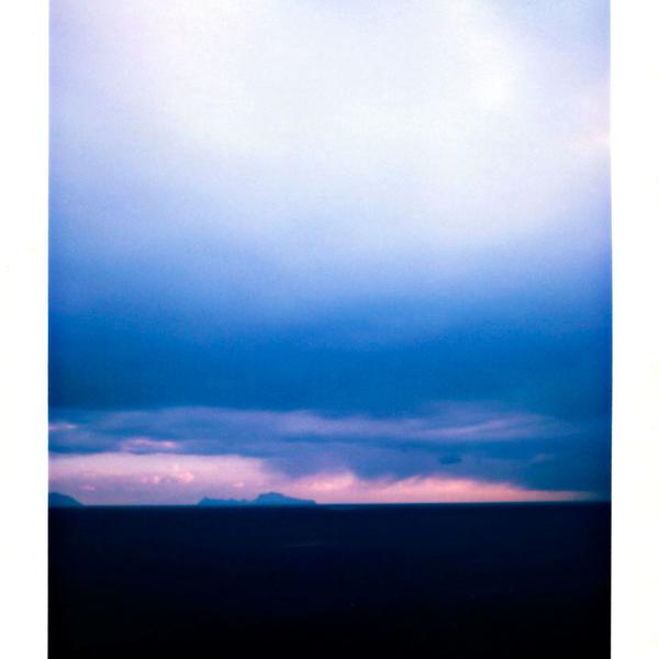 Capri From Naples Castel Dell 'ovo, photography by Luca Baldassari. pinhole whit fuji 4x5. pinhole. In Nature, Scenery, Waterscape