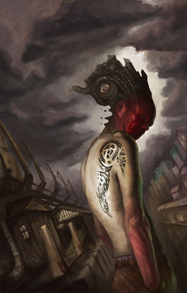 Last Thoughts on Lewis, drawing by Cory Turner. In People, Character