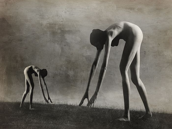 human, processing by Anna Bodnar. In People, Nude