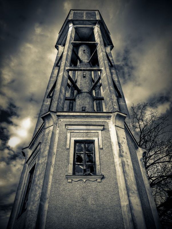 All along the watchtower, photography by Mario Blazevic. e410 14-42. HDR, black&white, sepia&blue. In Construction