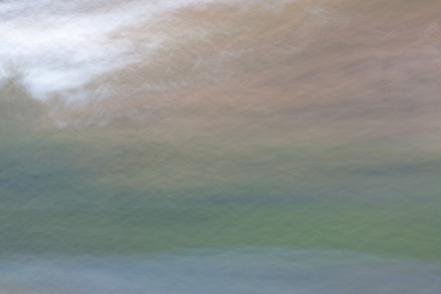 Through Karapiro, Artwork by Naomi Williams. Long exposure in moving car, the natural vibration of the motor and road surface creating waves within the image as it records the autumn colours of the Waikato Landscape.
Karapiro is an artificial lake reservoir near Cambridge, New Zealand.. Canon EOS-5D Mkii