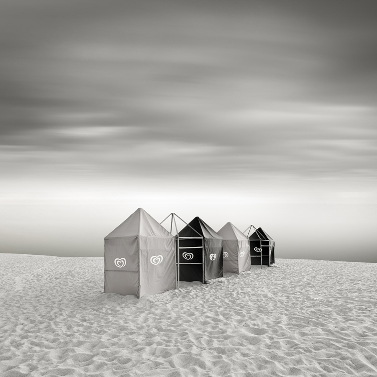 5D MII + 16-35mm. long exposure. In Nature, Scenery, Beach. Evening On The Beach #3, photography by Fabrice Silly. Image #324506