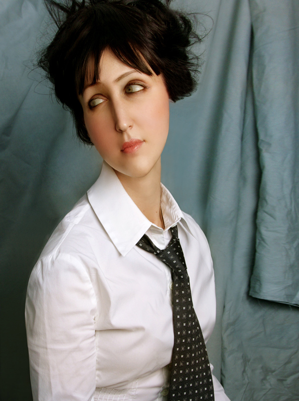 Like Modigliani, Artwork by Biryukov Nikolay. Model - Svetlana. In People, Portrait