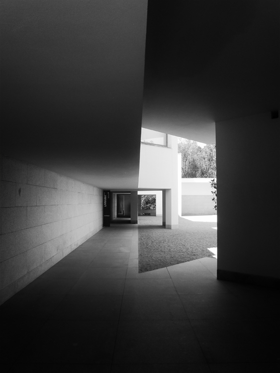 Piranesianspace, Artwork by Edouard Cailliau. Fondation Serralv&eacute;s, Alvaro Siza, Porto, Portugal, 1991-1999