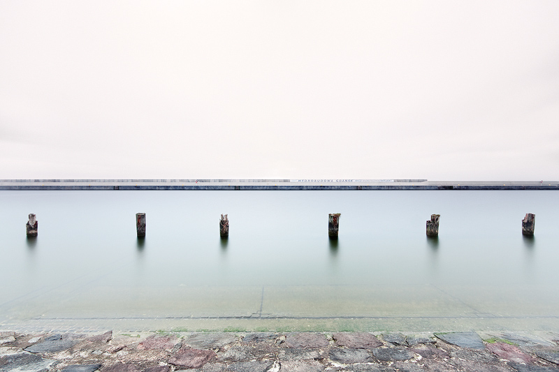 Gdynia: Breakwater - East, photography by Maciej Leszczynski. www.maciej-leszczynski.pl. In Nature, Scenery, Waterscape