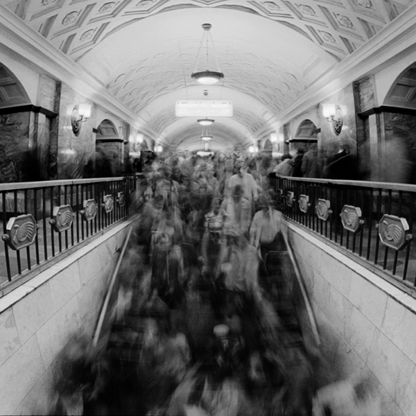 Subway ghosts, Study 1, photography by Yuri Marushkin. EF 17-40. Multiexposition. In People, Everyday, City life