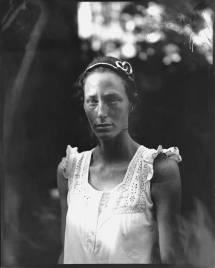 taren, photography by Benjamin Goss. From a selection of portraits taken with a 8x10 inch (20x25cm) view camera from 1904.  Im using silver gelitin paper as a negative then contact printing to another sheet in the darkroom.  The exposures range from a couple seconds to minute or two.  100% darkroom, no layers, textures, or photoshop.. 8x10 inch (20x25cm) kodak view camera. Silver gelitin paper as negative. In People, Portrait