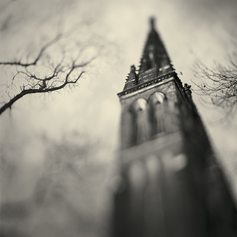 Minster Tower, photography by Pavel Horak. Prague, Czech Republic. Hasselblad Flexbody. Film
