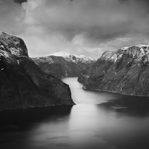 The Aurlandsfjord / Le Fjord De Aurland, photography by Eirik Holm&oslash;yvik. In Nature, Scenery