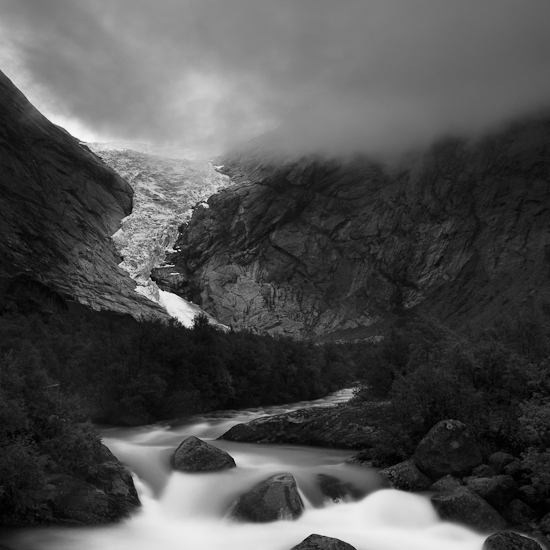 The Briksdal Glacier, Norway 2011, photography by Eirik Holm&oslash;yvik. In Nature, Scenery, Mountain