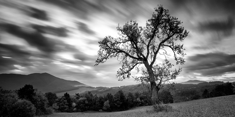 Autumnal Sunrise, photography by Luca Cesari. 5d Mark II, EF 17-40 f/4 L, Lee 0.9 GND + 0.9 ND. In Nature, Scenery, Mountain