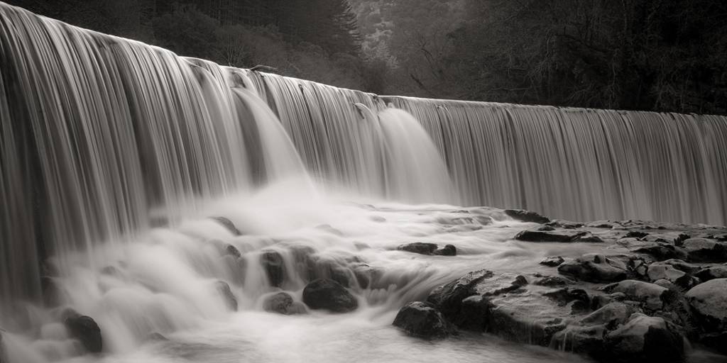Waterwall, photography by Bruno Aguila. Canon 5D et 17-40L. Pose longue, Hdr, Ps, Lr. In Nature, Scenery, Waterscape