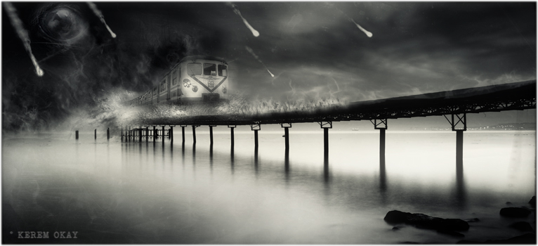 From Hell, processing by Kerem Okay. Canon 40D. In Transportation, Rail, train, metro, tramway