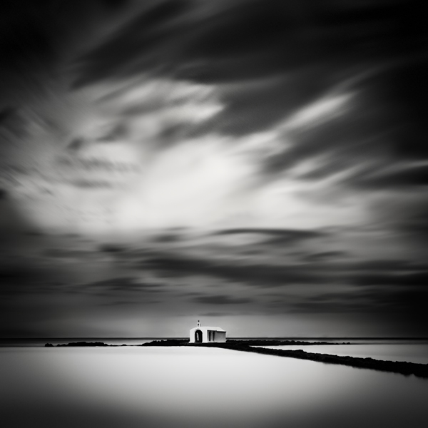Small chapel on the sea, Greece 2010. In Nature, Scenery, Waterscape. Sailor's Prayer, photography by Sylwia Steginska. Image #235655
