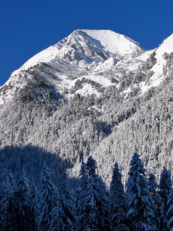 Vihren Peak, Artwork by Janko Stefanov. Location: Pirin National Park, Bansko Municipality, Blagoevgrad Province, Bulgaria.
Info: Reaching 2914 m, it is Bulgaria's 2nd highest peak after Musala in Mount Rila, and the Balkans' 3rd highest peak after Mitikas in Mount Olympus (Greece). The name Vihren has a Slavic origin. It derives from the word "vihar" meaning "a storm wind".. Kodak "Easy Share" Z1012 IS