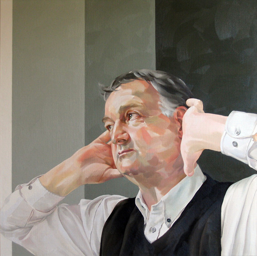 Daniel, painting by Valery Koroshilov. Painting by Valery Koroshilov, 2009.
Artist's Collection, London. oil on canvas, 100 x 100 cm. In People, Portrait