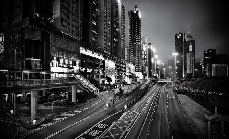 Canon EOS 5D with 16-35 2.8. Photoshop, Lightroom. In Construction, Cityscape, skyline. Hong Kong Noir, photography by Jens Fersterra. Image #237377