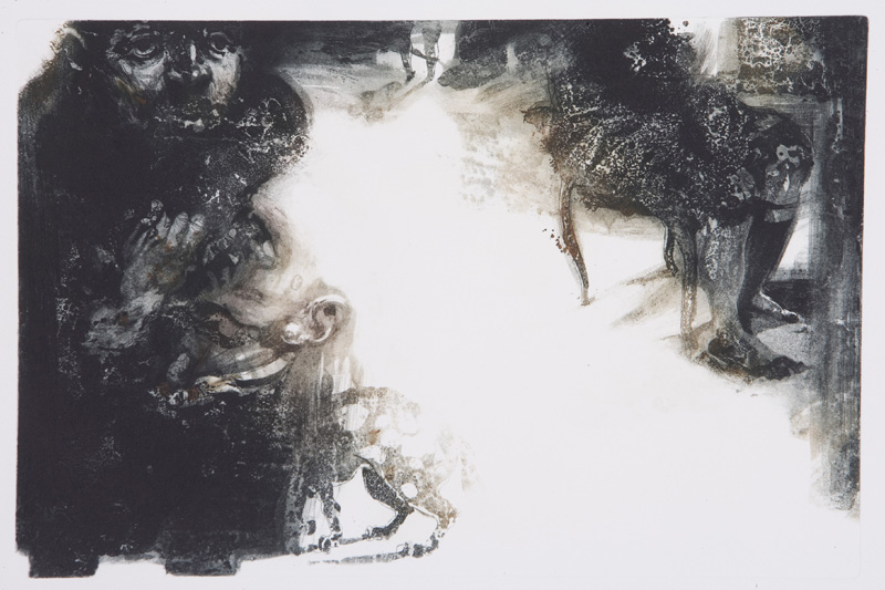 Beauty And The Beast # 1, drawing by Mehrdad Khataei. Limited Edition, Original, Signed and Numbered Intaglio Print.
56 x 76 cm. Intaglio Printmaking (Etching, Engraving, Mezzotint, Aquatint, DryPoint) on Hand-Made Arch-Cardboard.. In People, Everyday, Social