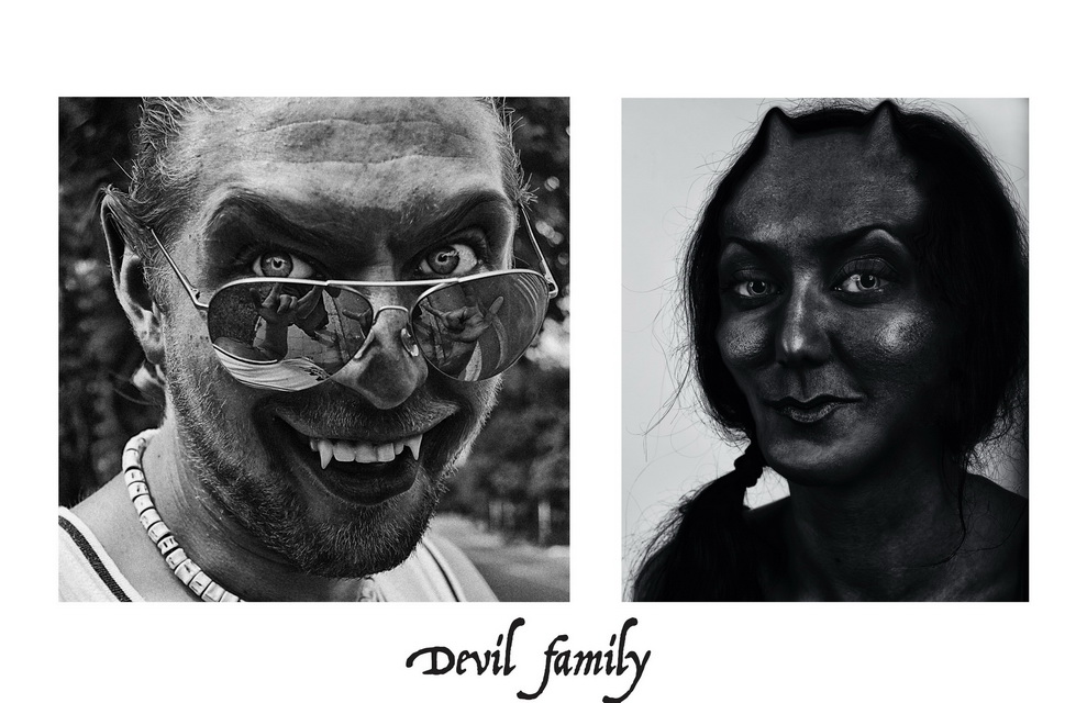 Devil Family, Artwork by Robertas Dveržeckas. In People, Character
