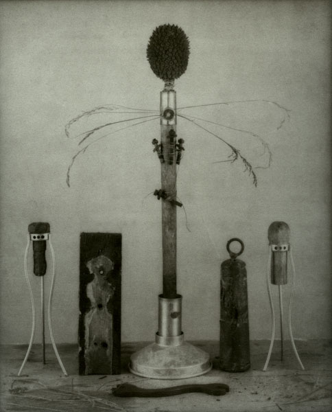 Altar5, photography by Francie Van Der Wielen. large format camera. bromoilprint. In Object, Still life