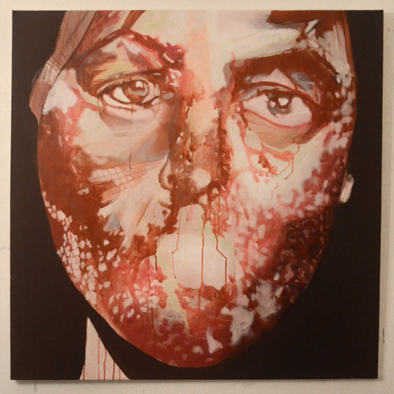 Without Words, Artwork by Anika Kuntze. acryl and pastell plus egg tempera. acryl and pastell plus egg tempera