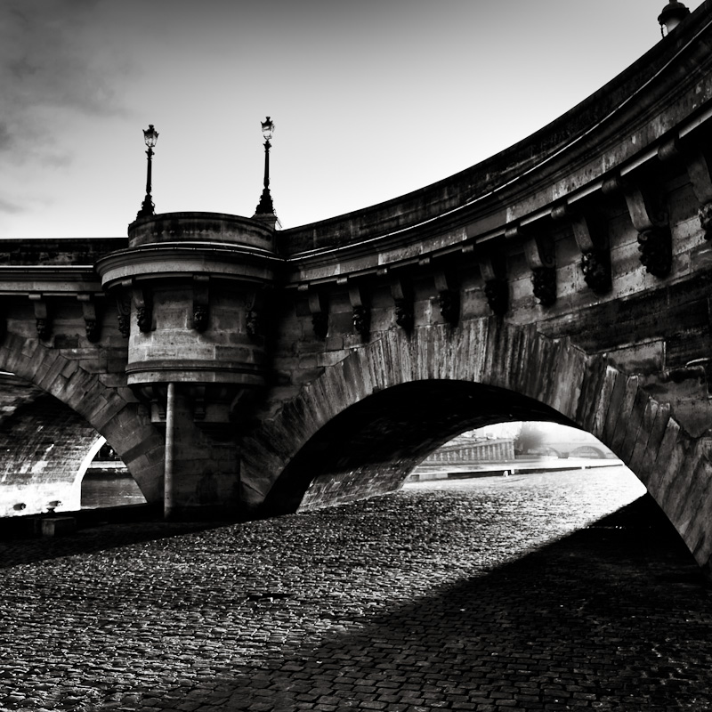 Paris - Pont Neuf, photography by Olivier Borson. Pentax 645. In Construction, Edifice, Bridge