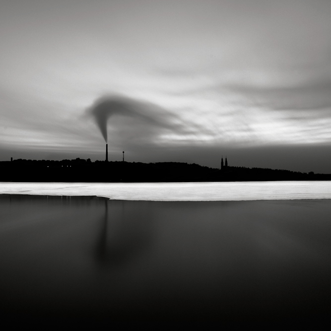 South Stockholm Skyline, photography by Maria Str&ouml;mvik. 420 seconds of smoke.... Nikon D3. Very long exposure. In Construction, Cityscape, skyline