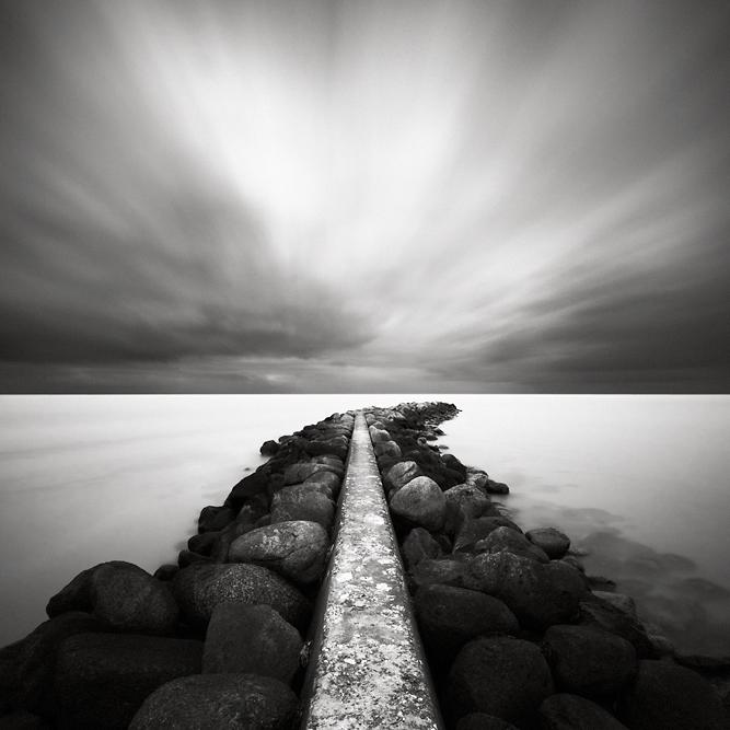 Deflection, photography by Maria Str&ouml;mvik. The harbour in Skan&ouml;r, Sweden.. Nikon D3. Very long exposure. In Nature, Scenery, Waterscape