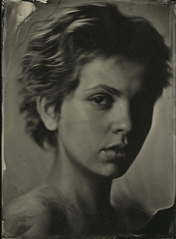 Katerina, photography by Alexey Sovertkov. Wet-plate collodion. 13x18.. In People, Portrait