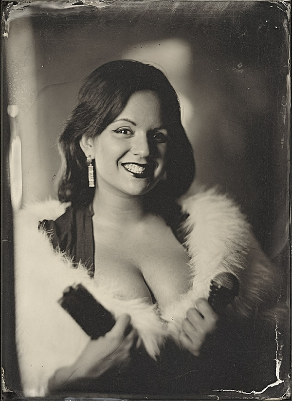 Burlesque Queen, photography by Alexey Sovertkov. Wet-plate collodion, 13x18.. In People, Portrait