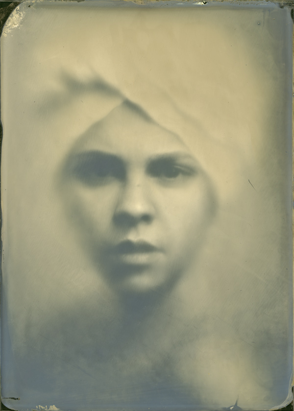 Ghost, photography by Alexey Sovertkov. Self-made soft lens. Wet-plate. 13x18.. In People, Portrait