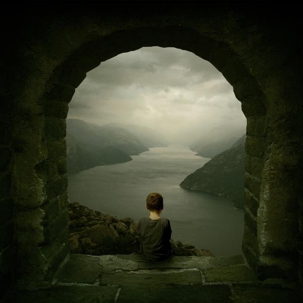 The Story Teller, photography by Michael Vincent Manalo. "Storytelling is at the heart of life. As a child, I was never bored because I could always get on with my story." 

~ Marion Woodman. Adobe Photoshop CS2. In People, Infant, children