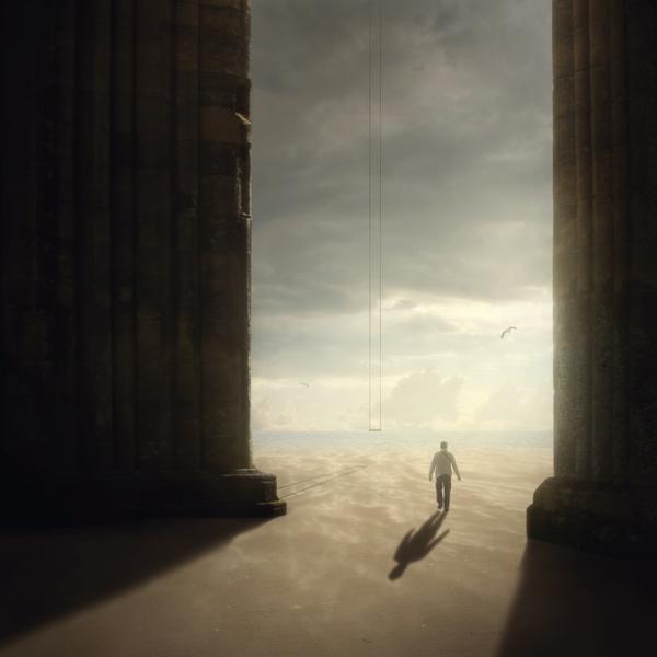 Tales From The Dream Nomad, photography by Michael Vincent Manalo. We all hunger for the pleasure of being free from the darkness within. We all need that light to warm our cold skins and give us hope.. Adobe Photoshop CS2. Digital Manipulation. In People, Everyday, Social