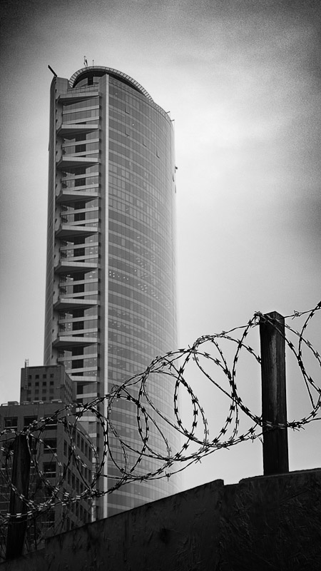 Torre Intocable, photography by Antonio De Villa. In Construction, Cityscape, skyline