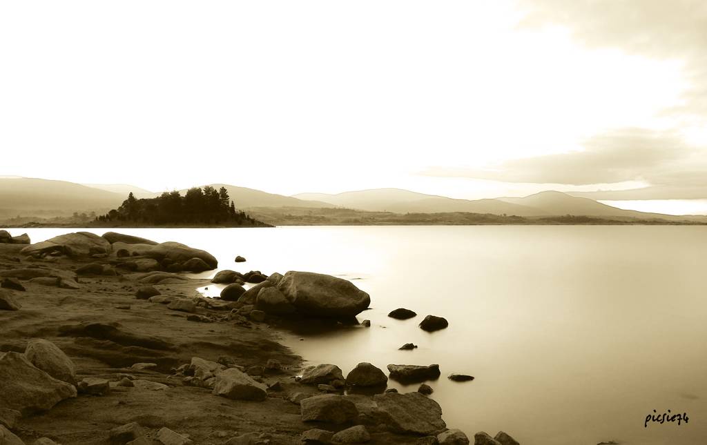 Away, photography by Silvia Picello. taken along the shores of Lake Jyndabine in the Snowy Mountains Australia. In Nature, Scenery, Waterscape