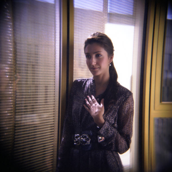Gerry N.. Holga CFN 120. film scan from negatif. In People, Portrait, Female. Eau De Parfum Bergamote, photography by Sofiya Petkova. Image #333962