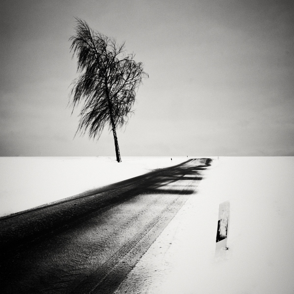 In Transportation, Road, car, cycle. Winter Road, photography by Uwe Langmann. Image #268568