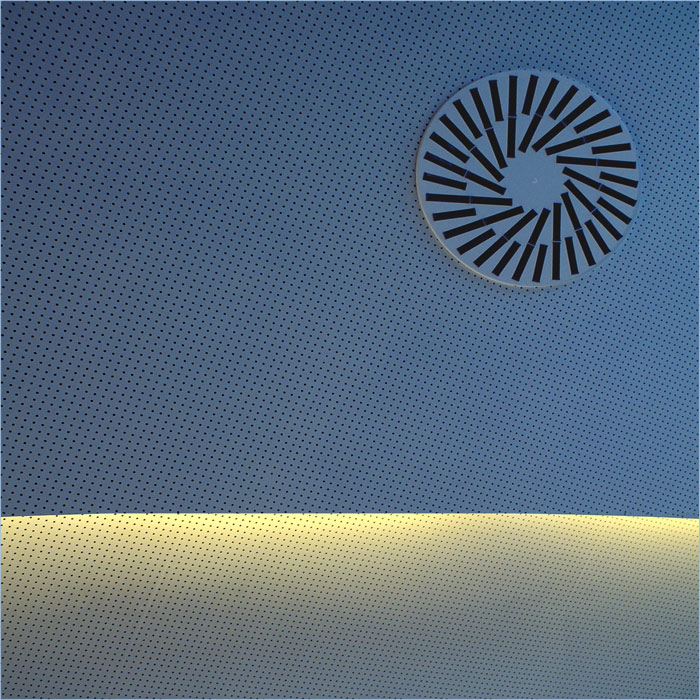 Blue Sun, photography by Witold Wiszniewski. In Construction, Element, Detail