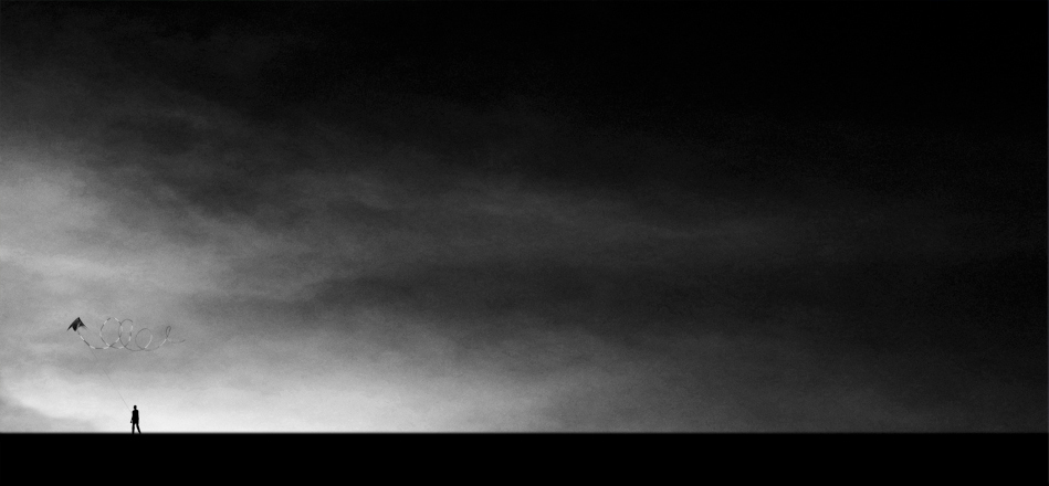 The Kite And The Storm, photography by Giorgio Bisetti. Nikon D700. In Nature, Scenery, Countryside