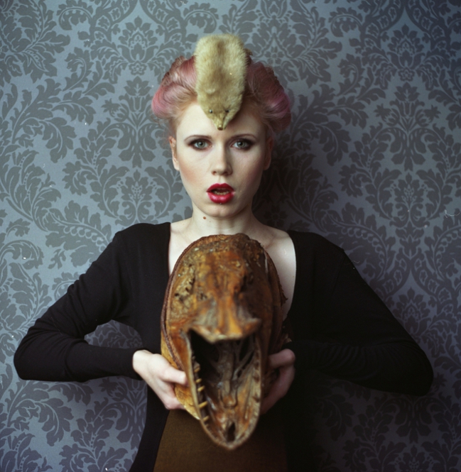Untitled #1, photography by Hubert Czajkowski. model: merzbird. Kiev 60. In People, Portrait, Female. Untitled #1, photography by Hubert Czajkowski. Image #283192