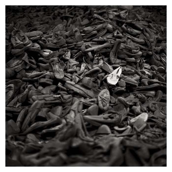 Auschwitz I. Hasselblad 501CM + 80 CFE. film 120. In Object, Clothing, Shoes. Why, photography by Vincent Bourrelly. Image #264059