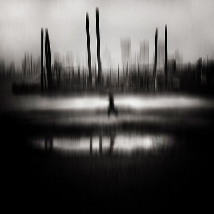 In Construction, Cityscape, skyline, Harbour. Black dream 1, photography by Yongjun Qin. Image #407245