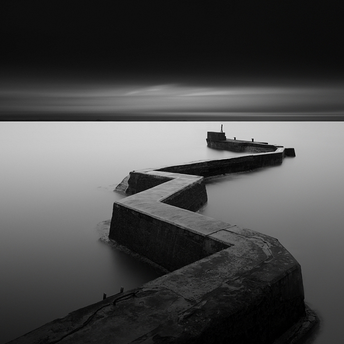 Nikon D700. Long Exposure. In Construction, Edifice, Pier, pontoon. Breakwater, photography by Gavin Dunbar. Image #398275