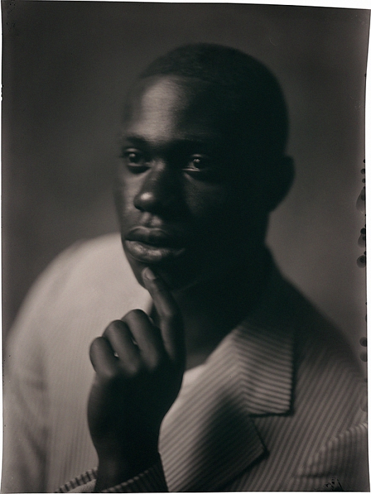 Century Master Studio 8x10, Kodak Low Contrast Aerial Duplicating Film. In People, Portrait, Male. Uche, photography by Samantha Ylva Beasley. Image #429136